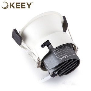 Keey 2025 9W COB现代发光二极管吸顶灯白色嵌入式发光二极管灯具，适用于房屋和酒店项目 - Product Image 5