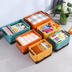 Kapasiteli depolama kapaklı kutu büyük araba Boot ajanda gövde ajanda katlanabilir saklama kutusu gövde ev çeşitli eşyalar organizatör kutusu - Product Image 3