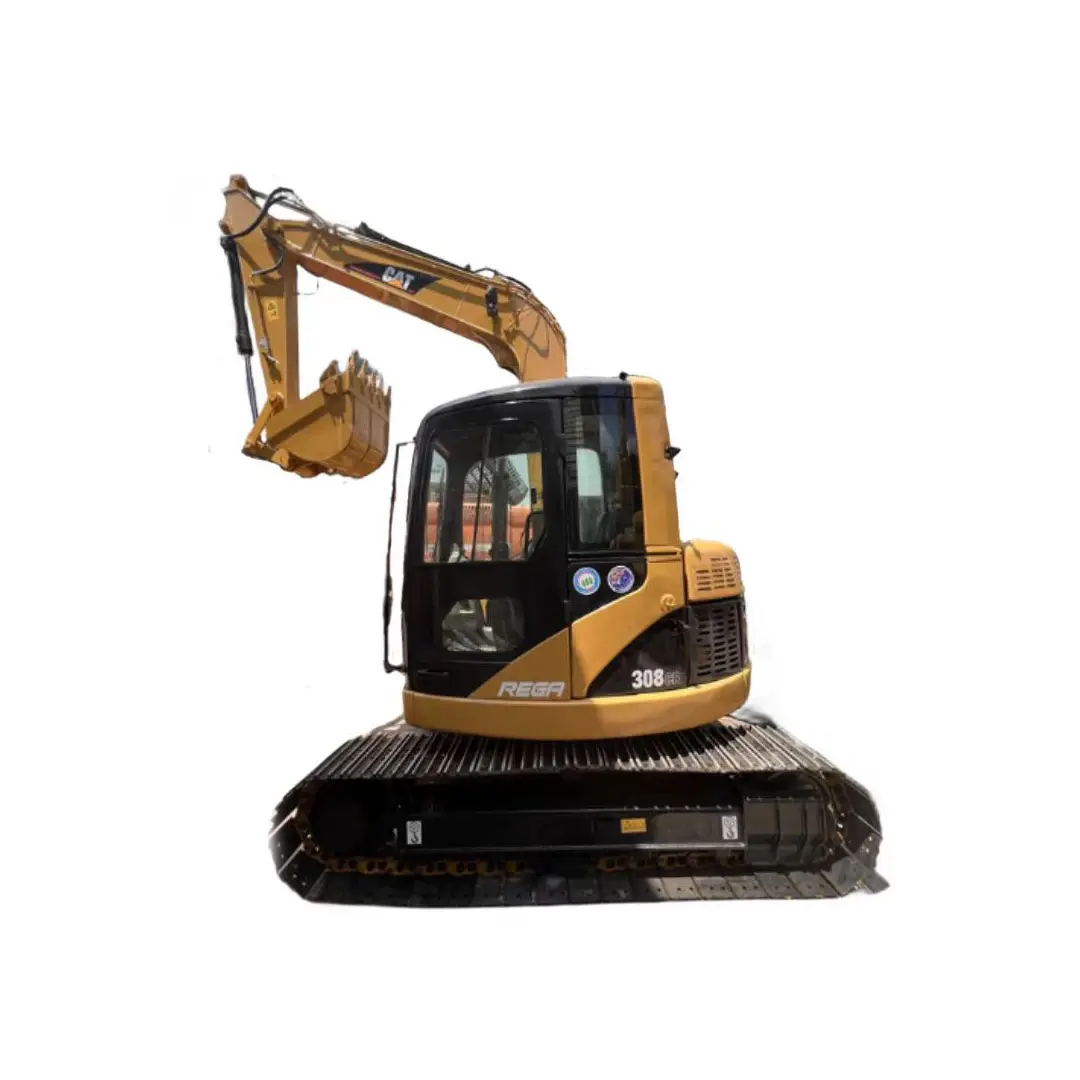 Mesin Konstruksi ekskavator perayap tangan kedua, mesin ekskavator bekas CAT 308C 308E2 308C 307 306 305.5 mini 8 ton