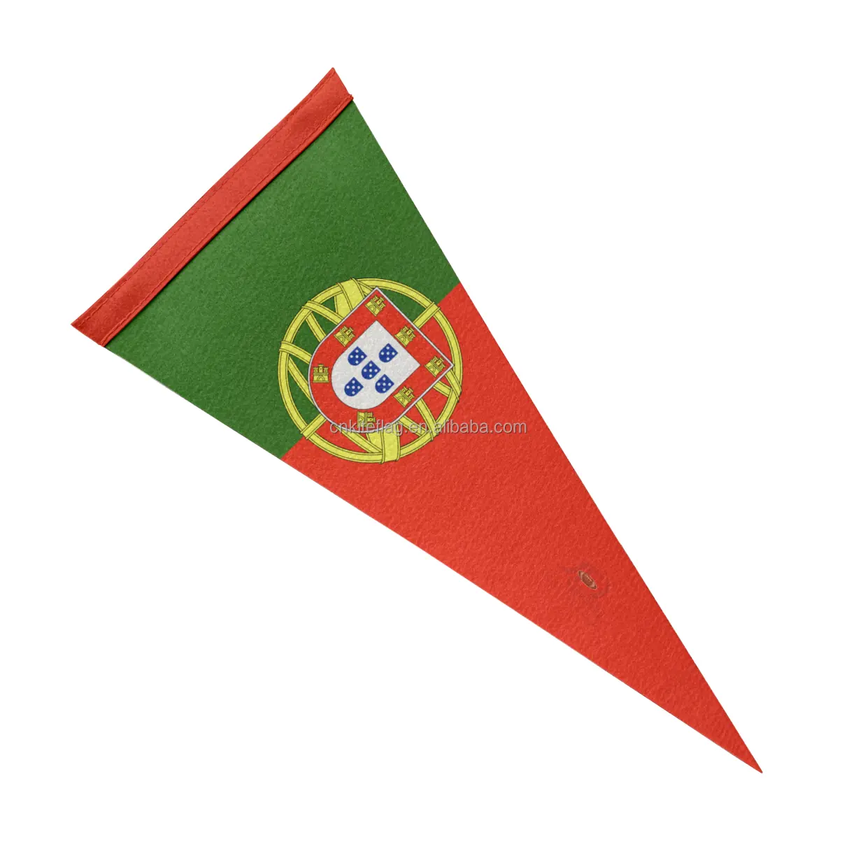 Publicidad personalizada fieltro triángulo bandera banderín Portugal banderín