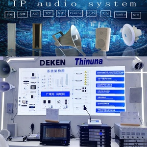Thinuna IP-9608SP III IP-PA сетевая аудиосистема высокой мощности 40A, 8-позиционный контроллер с переключателем - Product Image 4