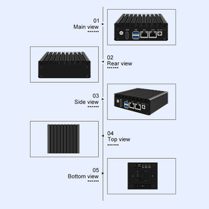 Linux arm lüfterloser industrieller ki-computer mini-pc os industrielle edge computing mini-pc box-computer - Product Image 5