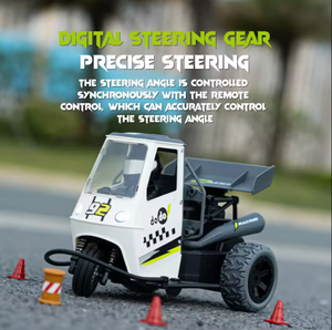 <strong>New</strong> <strong>RC</strong> Toys 1/16 2.4Ghz High Speed Racing Remote Control DoDo Tricycle with Light Spray Balance and Suspension System - Product Image 3
