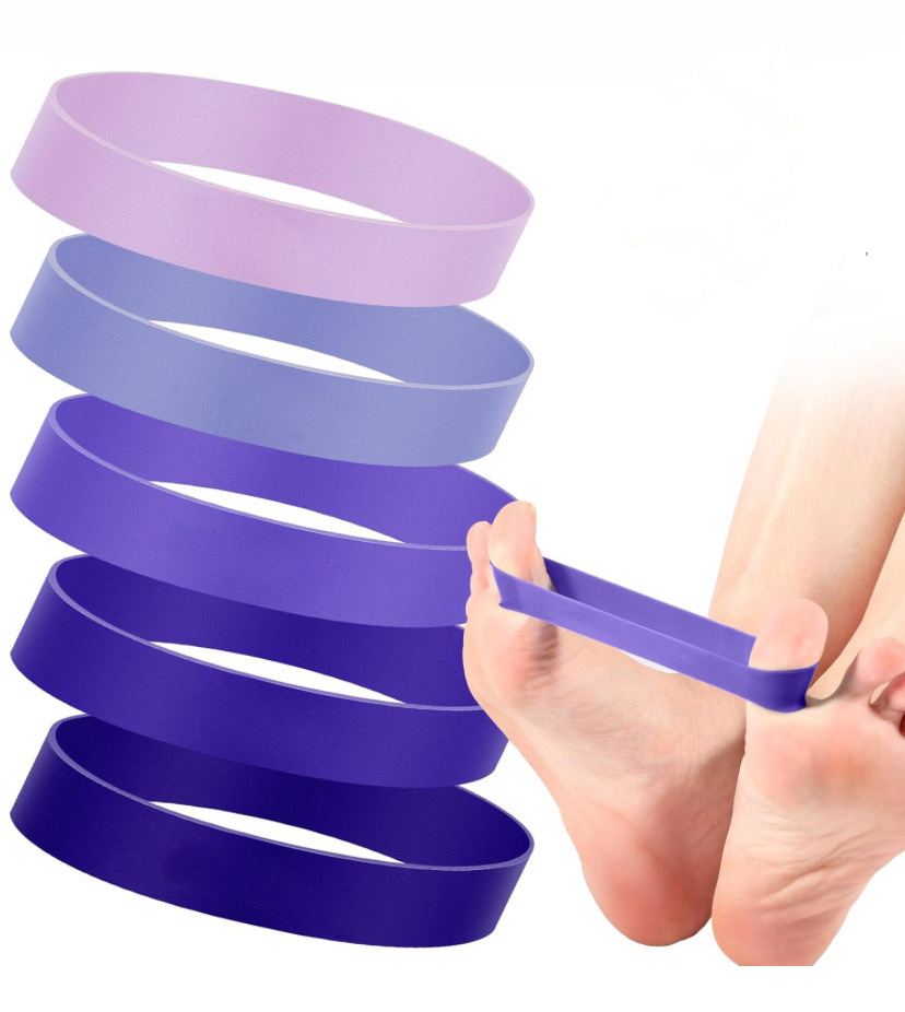 Set di anelli per allenamento dell'arco del dito viola - senza indicatore di resistenza