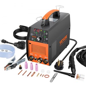 VEVOR 210Amp TIG 3 in 1Welder 110/220V Dual Voltage HF TIG Stick Clean Welding Machine <strong>Digital</strong> Arc <strong>Welder</strong>