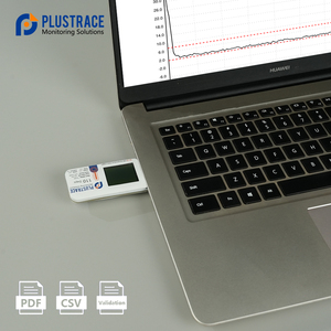 Registrador de datos de temperatura digital desechable portátil PLUSTRACE, soporte personalizado OEM y ODM - Product Image 6