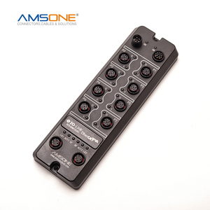 Amsone Custom OEM Factory Supply IO-LINK Communication Module ETHERCAT Profinet M12 Bayonet Snap Fast Connection I/O Systems - Product Image 1
