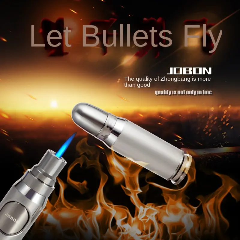 Grosir pemantik api peluru Gas butana Jet Blue Flame untuk rokok cerutu