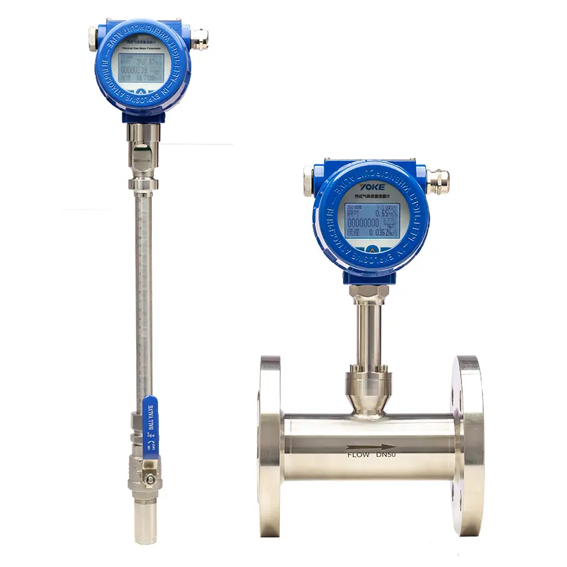 Insertion Gas Air Measurement Thermal Mass Flow Meter mass air flow meter natural gas flow meter