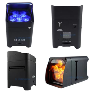6*18W Lithium + UV 6-in-1 LED kablosuz Par işık lityum pil ile-düğün olay gösterisi sahne yıkama aydınlatma için Powered - Product Image 2