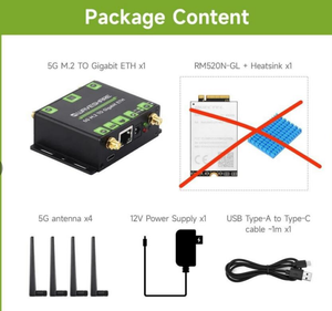 5G M.2ไป USB3.1เสาอากาศออนบอร์ด M.2พอร์ต USB3.1อินเตอร์เฟซ B ประกอบด้วยโมดูล5G SIM8262E-M2ตัว - Product Image 4