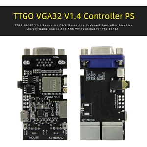FabGL VGA32 <strong>VGA</strong> ESP32 PSRAM Module V1.4 Controller PS/2 Mouse Keyboard Graphics Library Game ANSI/VT Terminal Circuits - Product Image 6