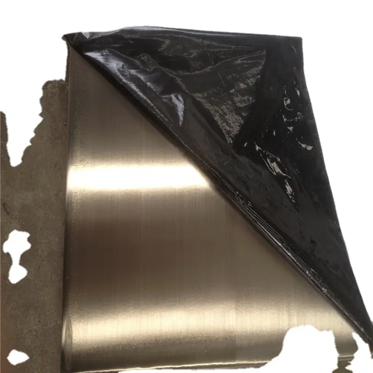Folha de aço inoxidável laminada a quente/a frio 4x8 ASTM A240 Ss 202 com acabamento espelhado
