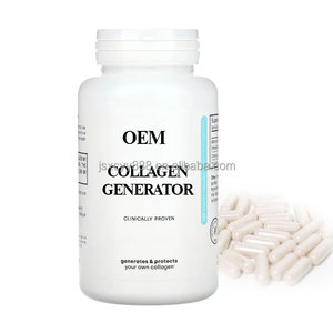 OEM <strong>Collagen</strong> Generator Supplements Complex Protects <strong>Collagen</strong> with Choline Silicon Hair Skin Nails Advanced 120 Capsules - Product Image 2