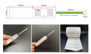 UHF дальнего действия, пассивные смарт-этикетки RFID, ювелирные изделия, пользовательские формы, ПВХ ювелирные изделия, защищенные от несанкционированного доступа, отслеживание, Rfid UCODE9 тег - Product Image 5