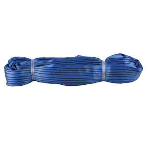Custom Lifting <strong>Double</strong> Polyester Flat Webbing Belt 3 Ton Webbing Sling for Heavy Duty - Product Image 3