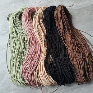 2.5mm Garment Accessories High <strong>Elastic</strong> <strong>String</strong> Uneasy to Fade <strong>Polyester</strong> Latex Silk Round <strong>Elastic</strong> Rope - Product Image 3