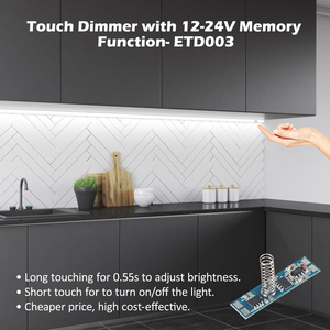Surmountor ProximityIRタッチターンオン/オフ調光可能ハンドモーションセンサーLEDモーションセンサーライトキャビネットライト用 - Product Image 4