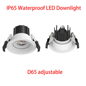 EXW Price Round or <strong>Square</strong> Recessed Fixed IP65 Waterproof <strong>5W</strong>-12w <strong>LED</strong> COB Downlight Spotlight for Bathroom - Product Image 2