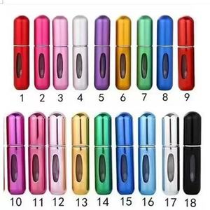 زجاجة عطر ملونة عالية الجودة مملوءة من الأسفل برأس دائري من أكسيد الألومنيوم زجاجة عطر صغيرة محمولة بخاخ موزع عطر - Product Image 2