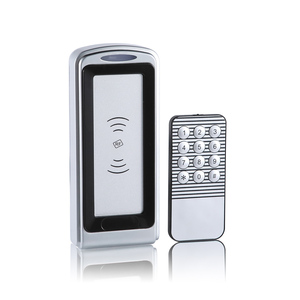 Lector de control de acceso con función de tarjeta Mifare de aplicación personalizada independiente y lector de control remoto IR opcional IP68 a prueba de agua