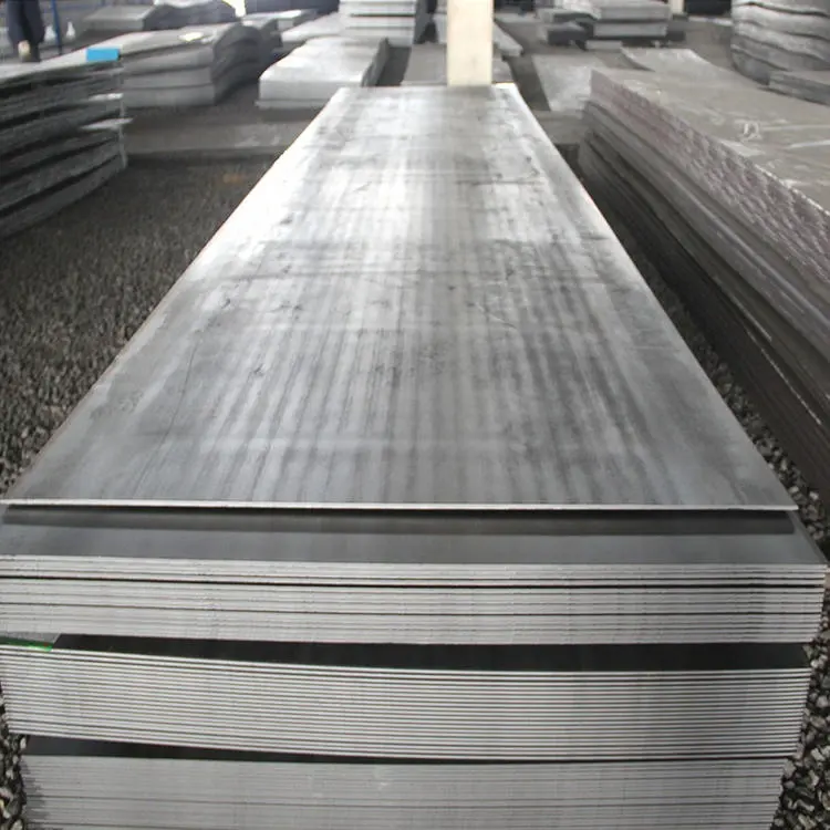 Piastra in lamiera d'acciaio Ms laminata a caldo S45c rivestita in acciaio al carbonio 5mm piastra in acciaio per la costruzione di navi