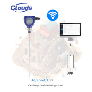 Đám mây công nghiệp IOT cảm biến không Dây nhiệt độ <span class=keywords><strong>Transmitter</strong></span> LCD hiển thị đường ống giám sát PT100 thông tin liên lạc mạng - Product Image 1