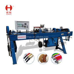 Yüksek verimli otomatik ayakkabı bağı devrilme makinesi sürekli çalışan ayakkabı bağı için PLC cihazı ayakkabı bağı ucu şekillendirme makinesi - Product Image 5