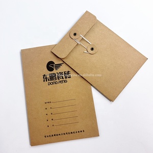 Коричневые конверты из крафт-бумаги с принтом на заказ - Product Image 4
