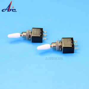 6MM Mini Electronic Green Toggle <strong>Switch</strong> ON-ON 3PIN SPDT Solder Terminal Locking 3A 250VAC 6A 125VAC Marine 3 Pin Toggle <strong>Switch</strong> - Product Image 4