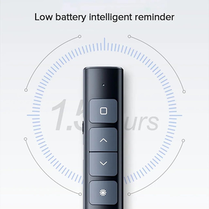 2.4 GHz presentatore Wireless con puntatori rossi penna PPT Clicker USB RF puntatore a telecomando ricaricabile - Product Image 3