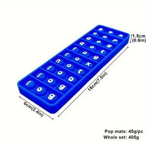 Giochi di parole Pop CVC, fonetica gioco di lettura scrittura cancellabile schede Flash Pop Fidget giocattoli, impara a leggere le risorse didattiche - Product Image 3