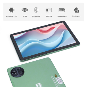C Idee Android 14 Tablet 10,1 Zoll mit Tastatur 8GB RAM 512GB Rom/128GB Dual Sim 13 16 MP Kamera 10000mAh (Grün) - Product Image 6