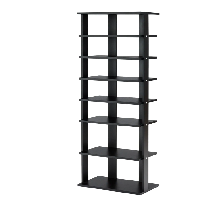 7-Tier Shoe Rack Storage Chest Organizer Free Standing Shelves