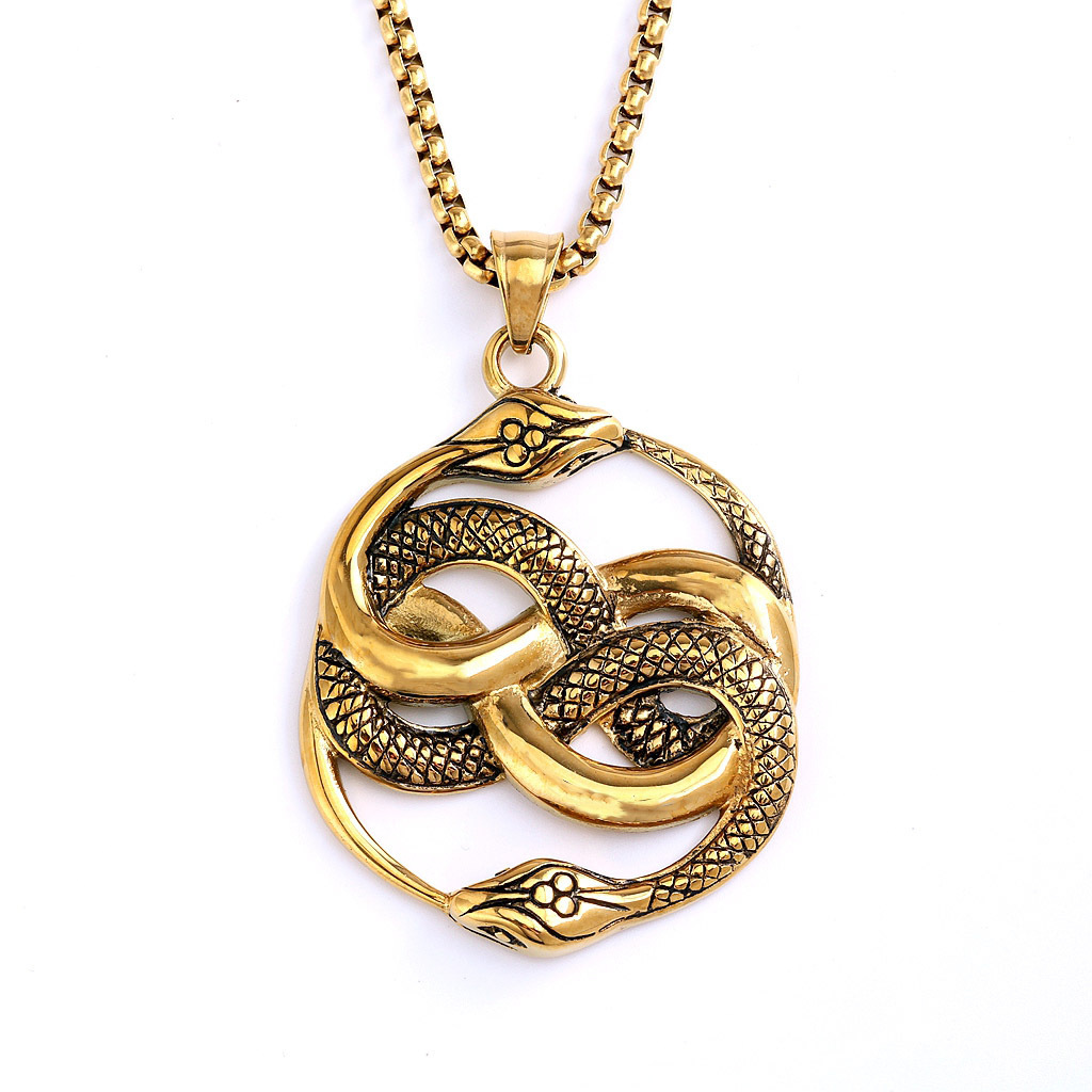 02803 Couleur Acier - Pendentif Simple