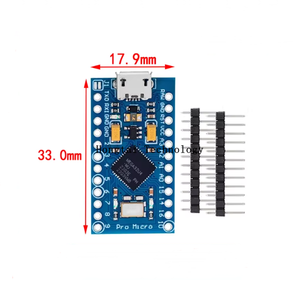 Pro Micro verwendet Atmega32U4 mit einem eigenen USB-Updater 5V 16M-Mikro controller für den Bootloader des Entwicklungs - Product Image 2