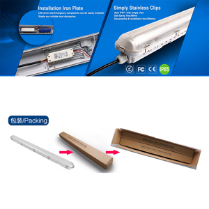 Tacway T5发光二极管40w三防灯T8户外工业车间仓库可定制长度运动传感器ETL认证 - Product Image 6