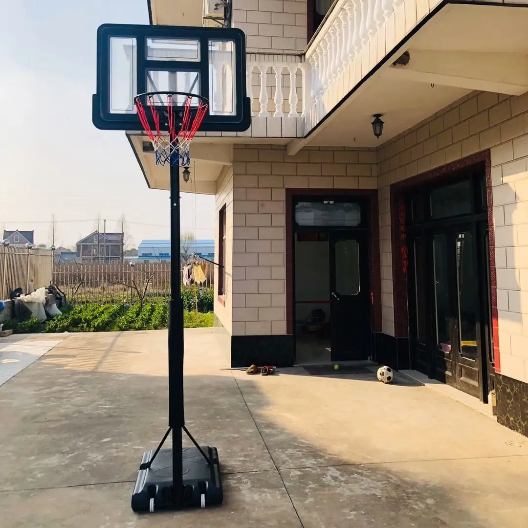 Ngoài trời phong cách mới 003-21a bóng rổ Hoop Chiều cao có thể điều chỉnh bóng rổ di động đứng backboard