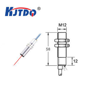 KJT M12 Low Price Shockproof IP67 NPN PNP Sn 100mm <strong>Diffuse</strong> <strong>Reflection</strong> Laser <strong>Sensor</strong> with CE - Product Image 2