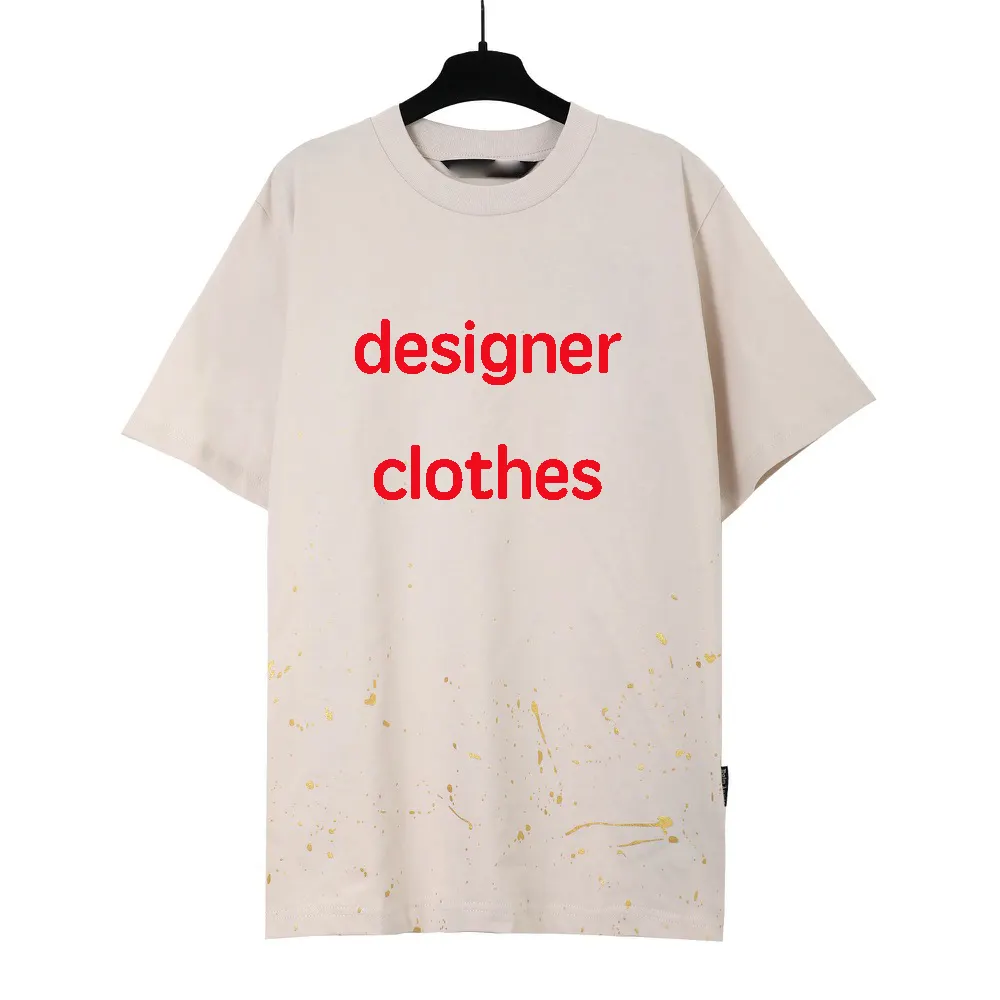 Droma OEM Novo Design Personalizado Impresso Designer Marca T-shirts para Homens Roupas Famosa Marca Man T Shirt Atacado EUA Plus Size