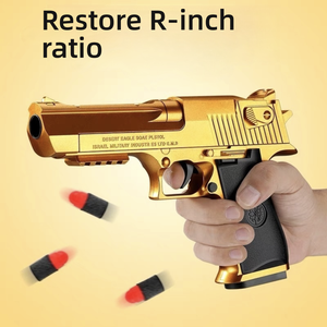 ปืนยิงของเล่นดูเหมือนปืนจริงปืนของเล่นนกอินทรีทะเลทรายทำจากพลาสติกมีกระสุนและกระโดดออกมา - Product Image 6