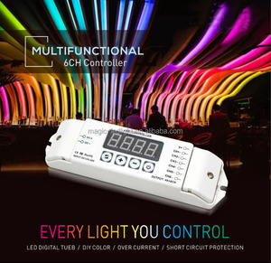Nhà Máy Bán buôn DC 12V 24V đa chức năng 6CH điện áp không đổi PWM tín hiệu Dimmer Led điều khiển BC-356 cho RGB CCT LED ánh sáng - Product Image 6