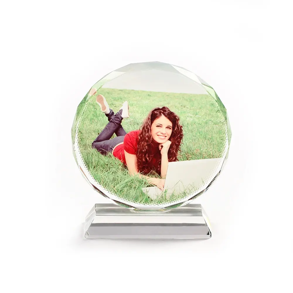 Sunmeta – cadre Photo en cristal à Sublimation, Souvenir de mariage, Souvenir de naissance de bébé