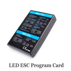 LEDプログラムカード2C RCカーブラシレスESCプラスチック金属材料LEDプログラムボックス付属品 - Product Image 2