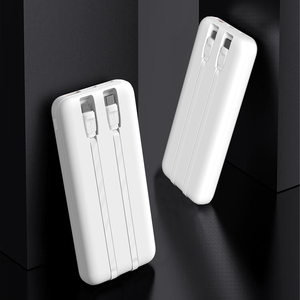 Hot <strong>Sell</strong> <strong>Equipped</strong> with Dual Wire High Capacity Mobile Power Banks 10000mAh Power Charger LED Digital Display with TYPE-C Cable - Product Image 3