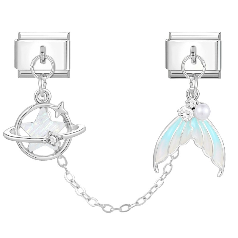 Steel-bottom double-hanging-planet fish tail