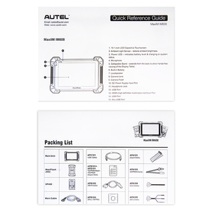 A-utel-programador de llave de coche IM608, herramienta de programación de máquina de corte automático, escáner OBD2, 608 Auro - Product Image 5