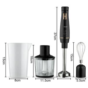 Raf เครื่องปั่นไฟฟ้า4 in 1เครื่องปั่นแบบพกพา800W เครื่องผสมมือสำหรับห้องครัวสแตนเลส - Product Image 6