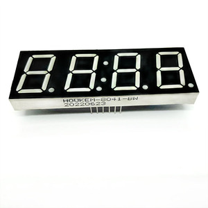 Super Red 7 <strong>Segment</strong> 4 Digits <strong>Digital</strong> Led Wall <strong>Clock</strong> Display 0.8&quot; - Product Image 1
