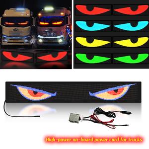 24V camion bacheca flessibile occhio del diavolo pannello luminoso in movimento messaggi programmabili schermo a LED Stick sulla finestra LED segno - Product Image 5